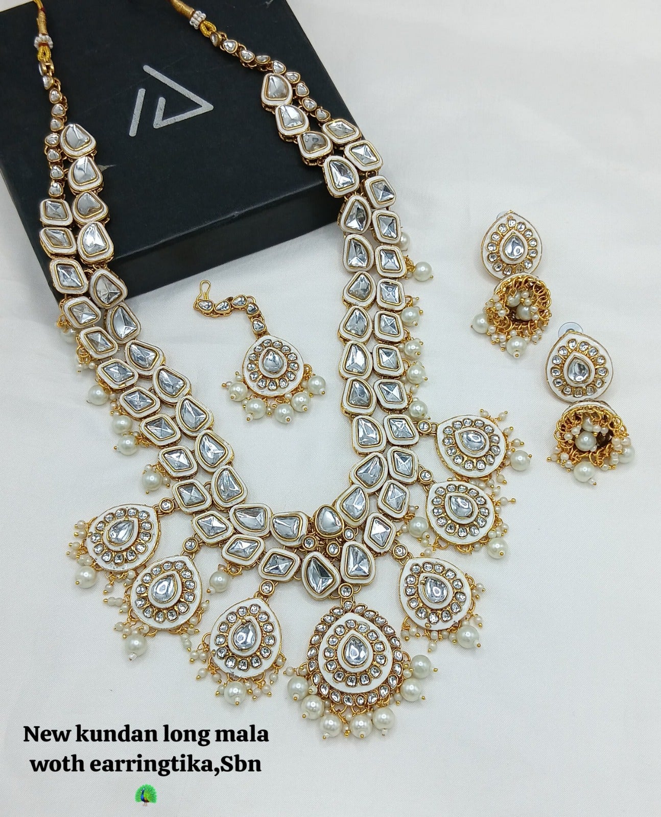 Gold Plated Kundan Jewellery Set